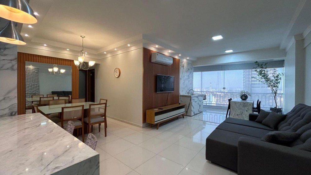 Apartamento mobiliado 3 suítes no Edifício Athenas no Setor Bueno